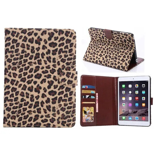 Leopard print folio wallet - folio,