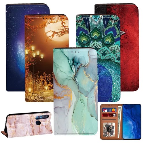 Leather stand wallet book - pu,