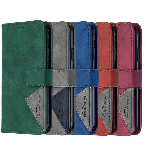 Leather magnetic book cover - leather,
